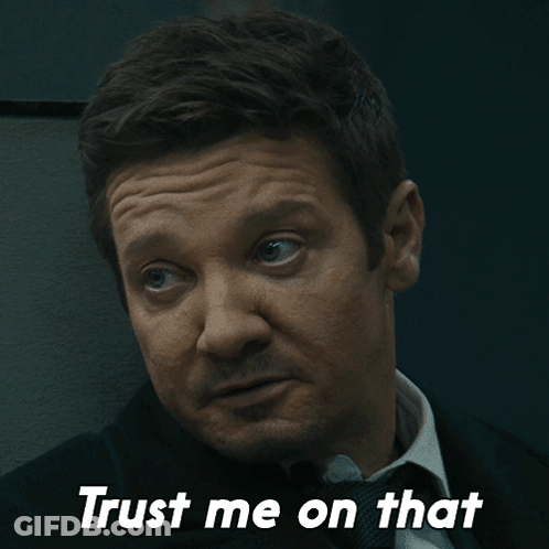 Man With Beard Says You Don't Trust Me GIF