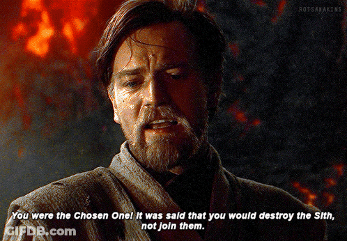 Man With Beard Says You Were The Chosen One GIF