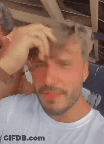 Man With Beard Scratching Head GIF