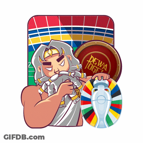 Man With Beard Shield Saying Dewa Joge GIF