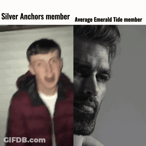Man With Beard Silver Anchors Member GIF
