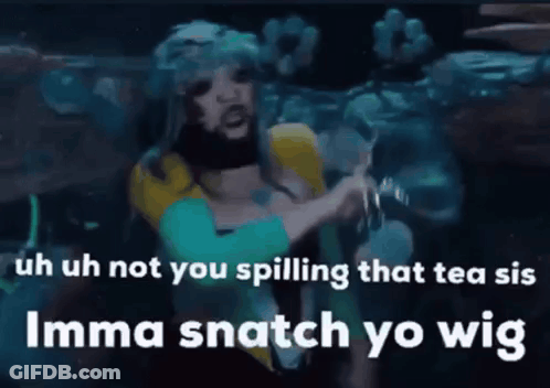 Man With Beard Singing Imma Snatch Yo Wig GIF