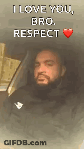Man With Beard Sitting In Car GIF