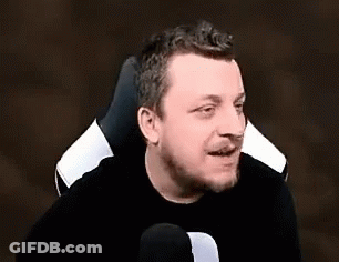 Man With Beard Sitting In Chair Nice GIF