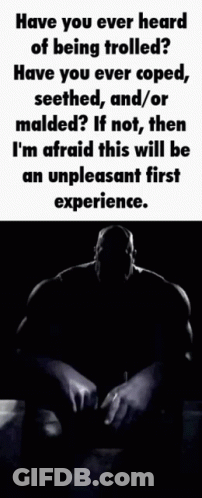 Man With Beard Sitting In Chair With Quote GIF
