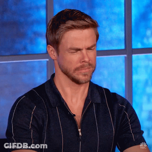 Man With Beard Sitting With Eyes Closed GIF