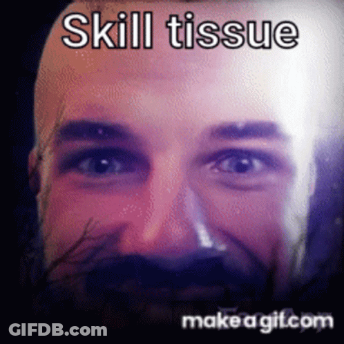 Man With Beard Skill Tissue GIF
