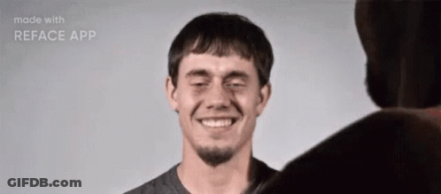 Man With Beard Smiling At Camera GIF
