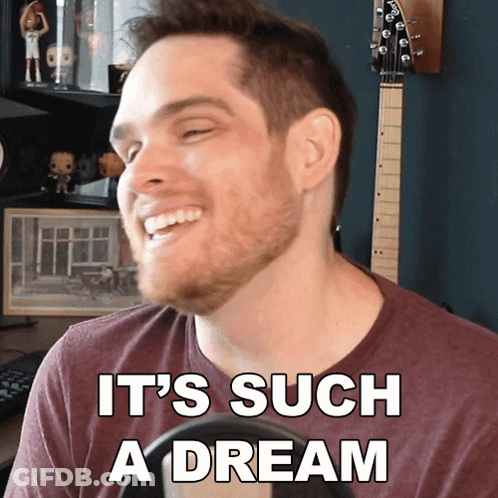 Man With Beard Smiling Dream GIF