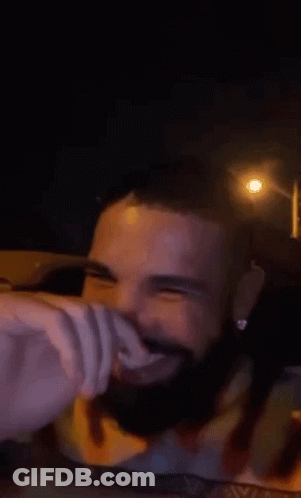 Man With Beard Smiling Driving Car GIF