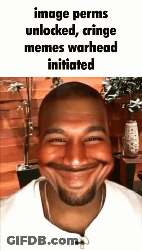 Man With Beard Smiling Image Perms Unlocked Cringe Memes Warhead Initiated GIF
