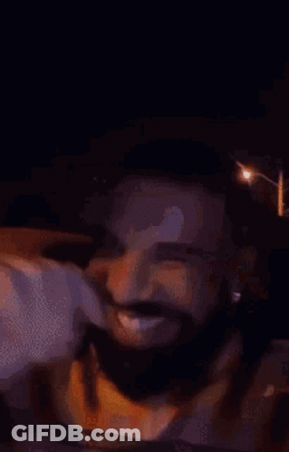 Man With Beard Smiling In Car GIF
