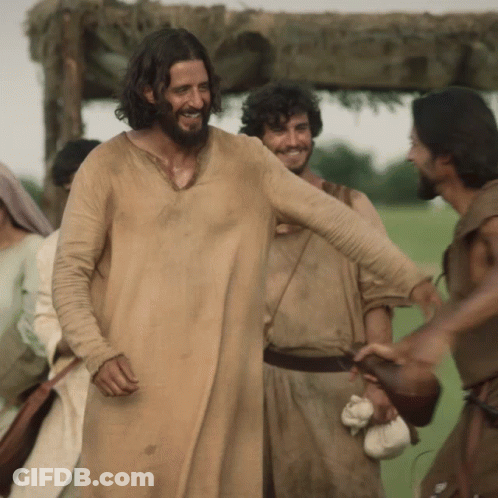 Man With Beard Smiling In Field GIF