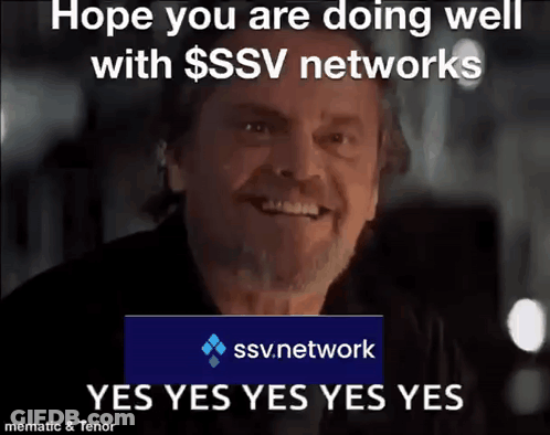 Man With Beard Smiling In Front Of SSV Network Sign GIF