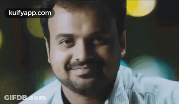 Man With Beard Smiling In White Shirt GIF