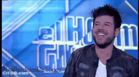 Man With Beard Smiling Las Perdidos Del Lopez GIF