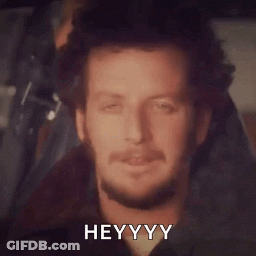 Man With Beard Smiling Saying Heyyyy GIF