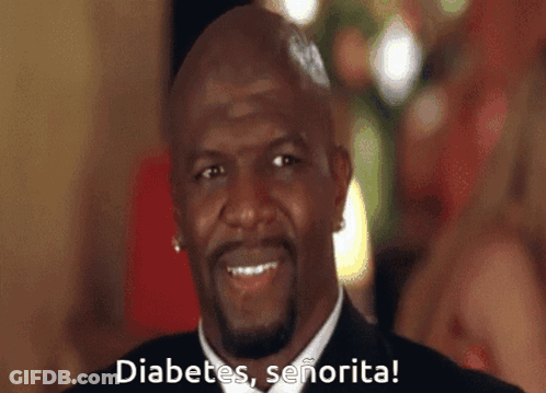 Man With Beard Smiling Says Diabetes Senorita GIF