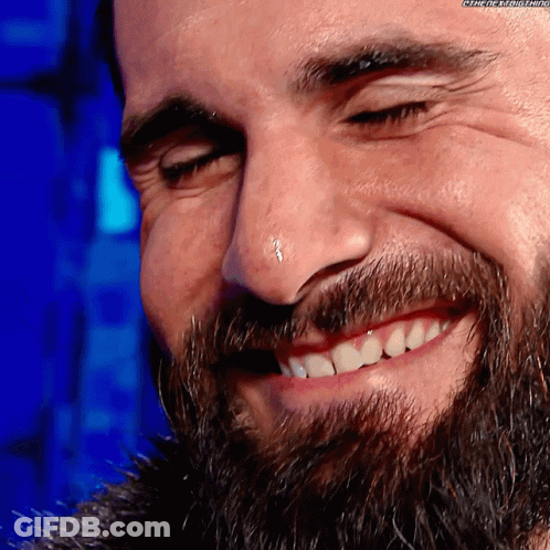 Man With Beard Smiling GIF