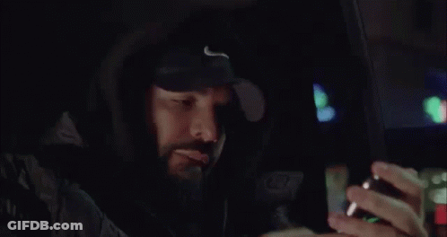 Man With Beard Smoking Cigarette GIF