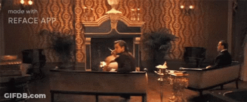 Man With Beard Smoking Cigarette GIF