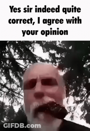 Man With Beard Smoking Cigarette GIF