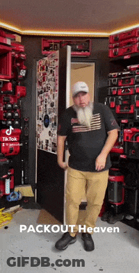Man With Beard Standing In Front Of Door Packout Heaven GIF
