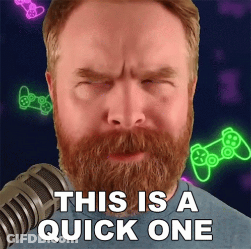 Man With Beard Standing In Front Of Microphone GIF