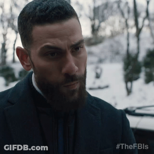Man With Beard Standing In Snow #Thefbls GIF