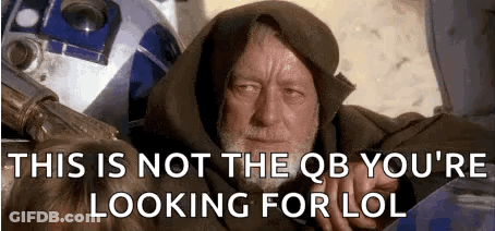 Man With Beard Standing Next To R2D2 GIF