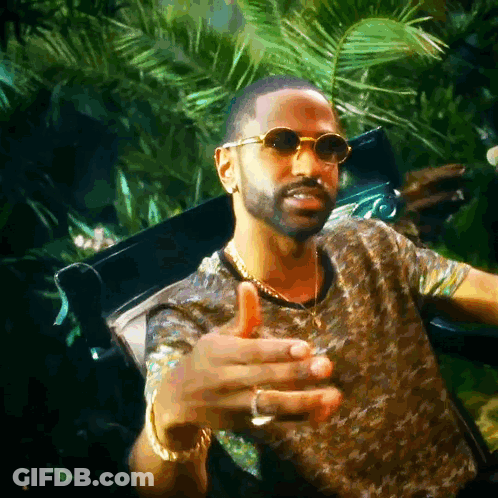 Man With Beard Sunglasses Gold Chain Thumbs Up GIF