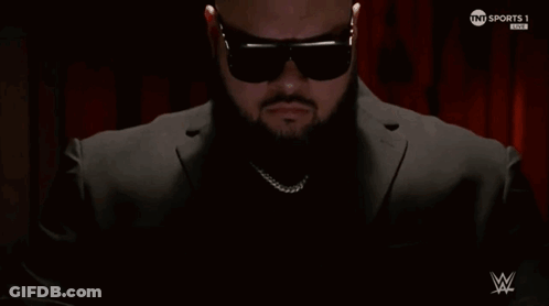 Man With Beard Sunglasses Suit On TNT Sports 1 GIF