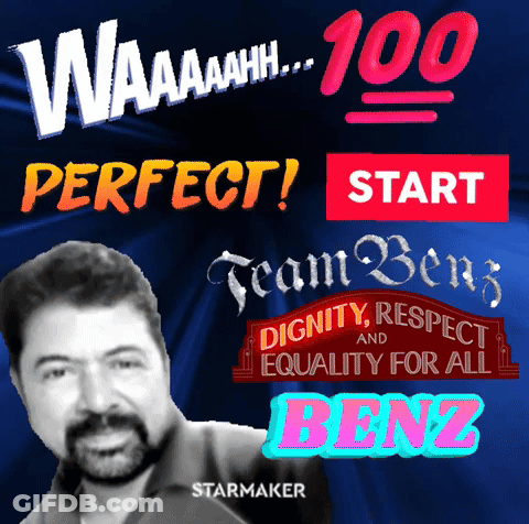 Man With Beard Surrounded By Words GIF