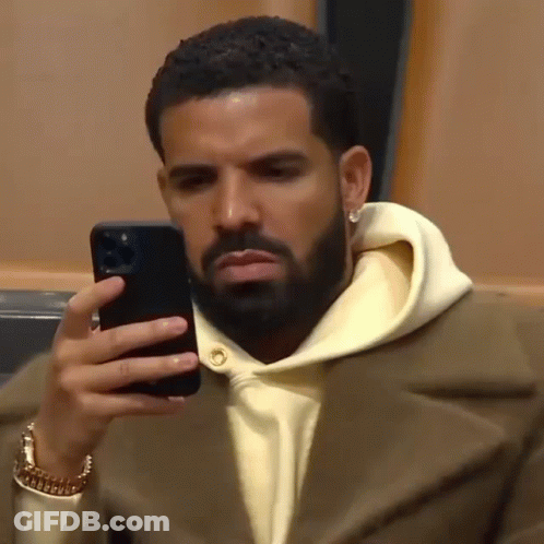Man With Beard Taking Selfie GIF