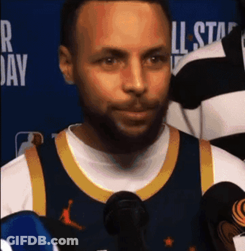 Man With Beard Talking Into Microphone GIF