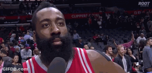 Man With Beard Talking Into Microphone GIF