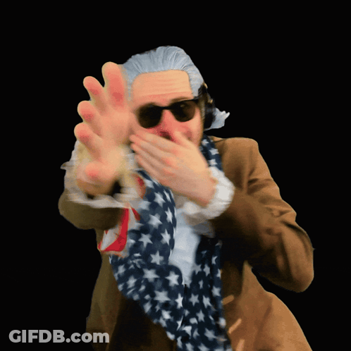 Man With Beard Talking To Woman She Can't Keep Getting Away With It GIF