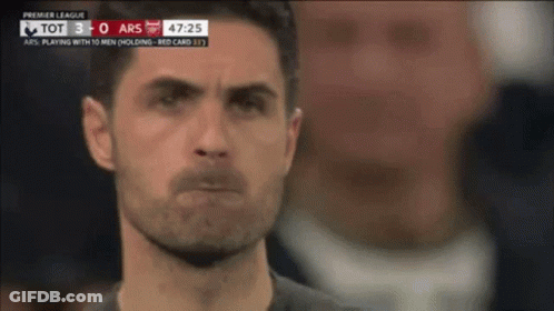 Man With Beard Watching Premier League GIF