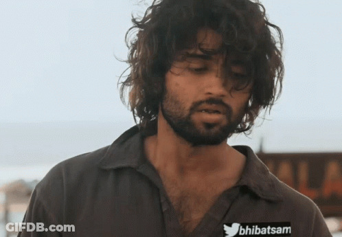 Man With Beard Wearing Bhibatsam Shirt GIF