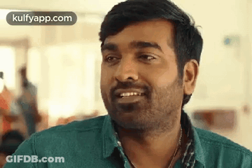 Man With Beard Wearing Bhibatsam Shirt GIF