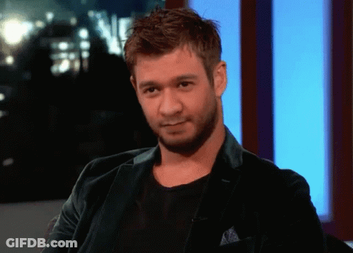 Man With Beard Wearing Black Shirt And Black Jacket GIF