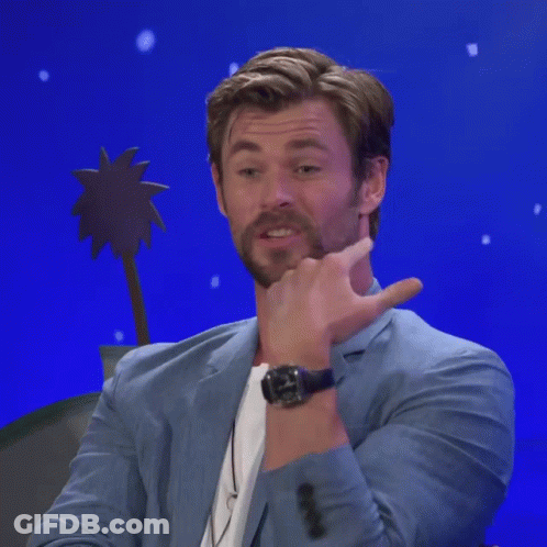 Man With Beard Wearing Blue Jacket GIF