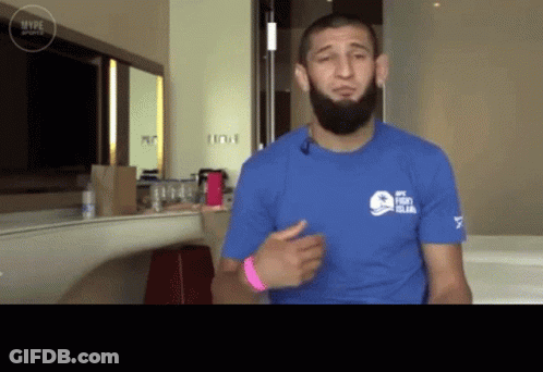 Man With Beard Wearing Fight Club Shirt GIF