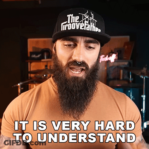 Man With Beard Wearing Hat Saying The Groovefather GIF