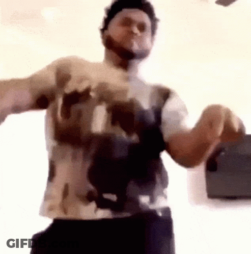Man With Beard Wearing Horse T-Shirt GIF
