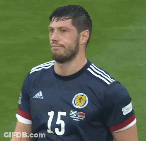 Man With Beard Wearing Jersey Number 15 GIF