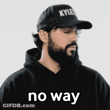 Man With Beard Wearing Kylen Hat GIF