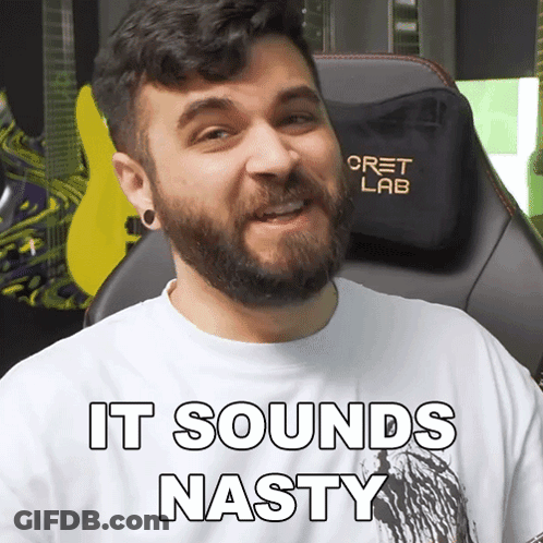 Man With Beard Wearing Nasty Shirt GIF