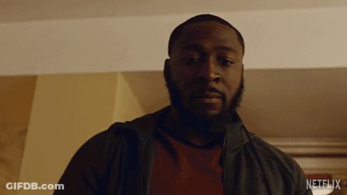 Man With Beard Wearing Netflix Jacket GIF