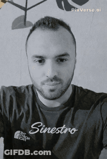 Man With Beard Wearing Sinestro Shirt GIF